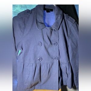 Light weight peplum jacket